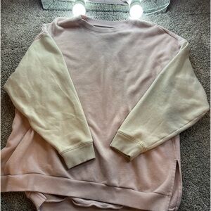 aerie two toned crew neck